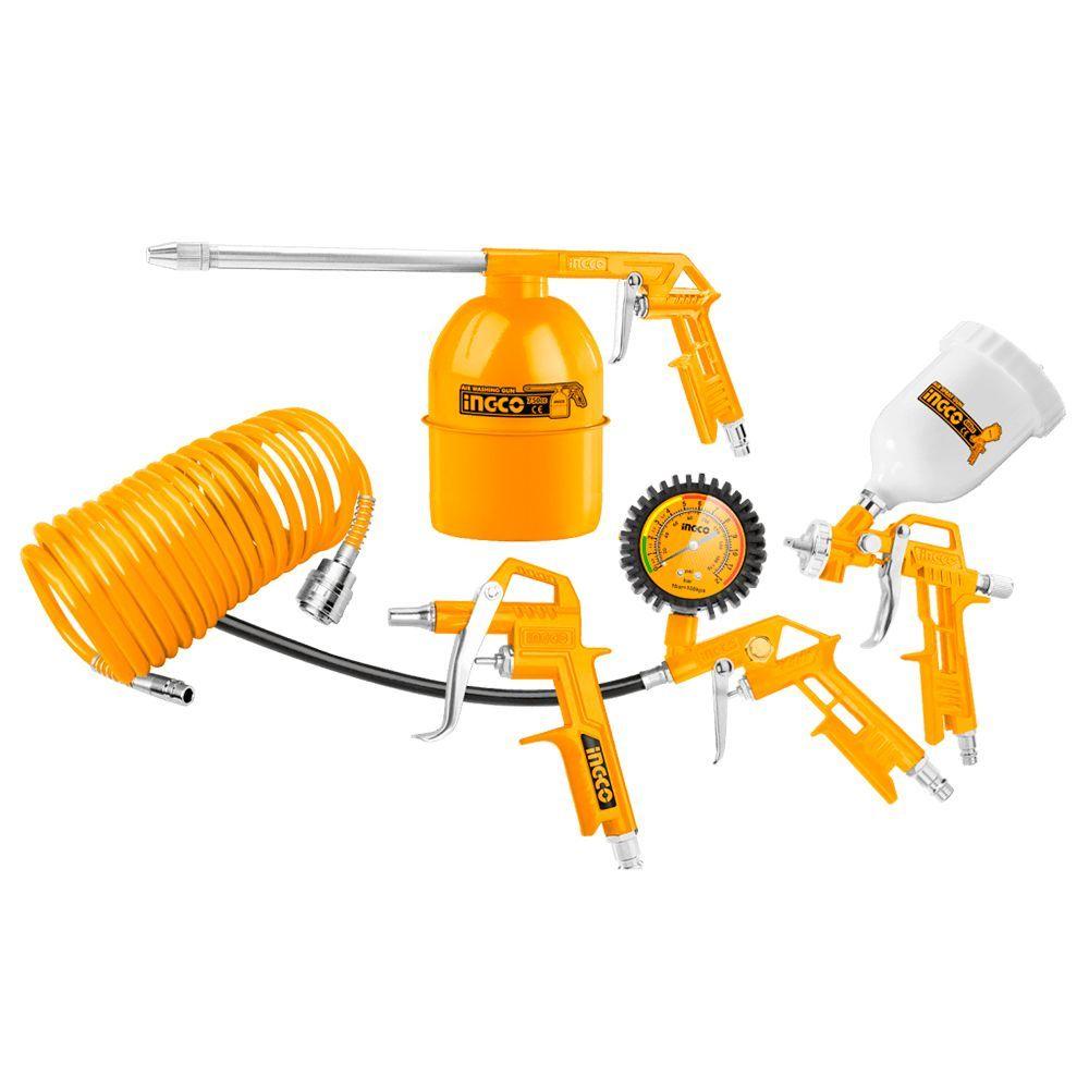 SET INGCO PISTOLAS NEUMATICAS 5 PIEZAS-0