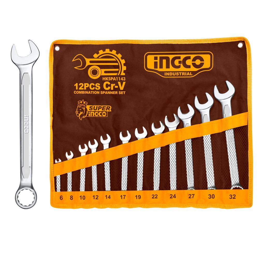 Set Llaves Punta/Corona Industrial 12 Piezas 6-32Mm-2