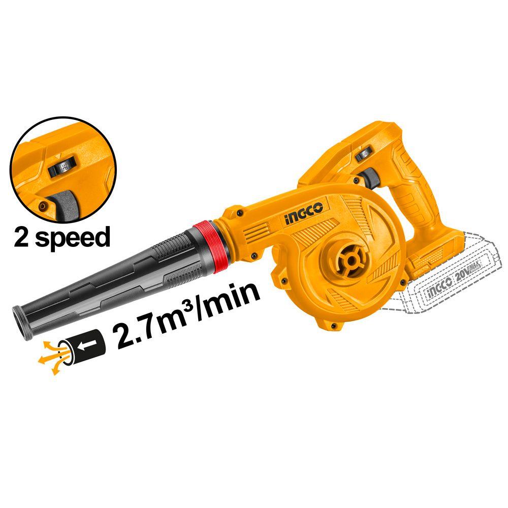 Soplador Inalambrico 20V Ingco Cabli20018-2
