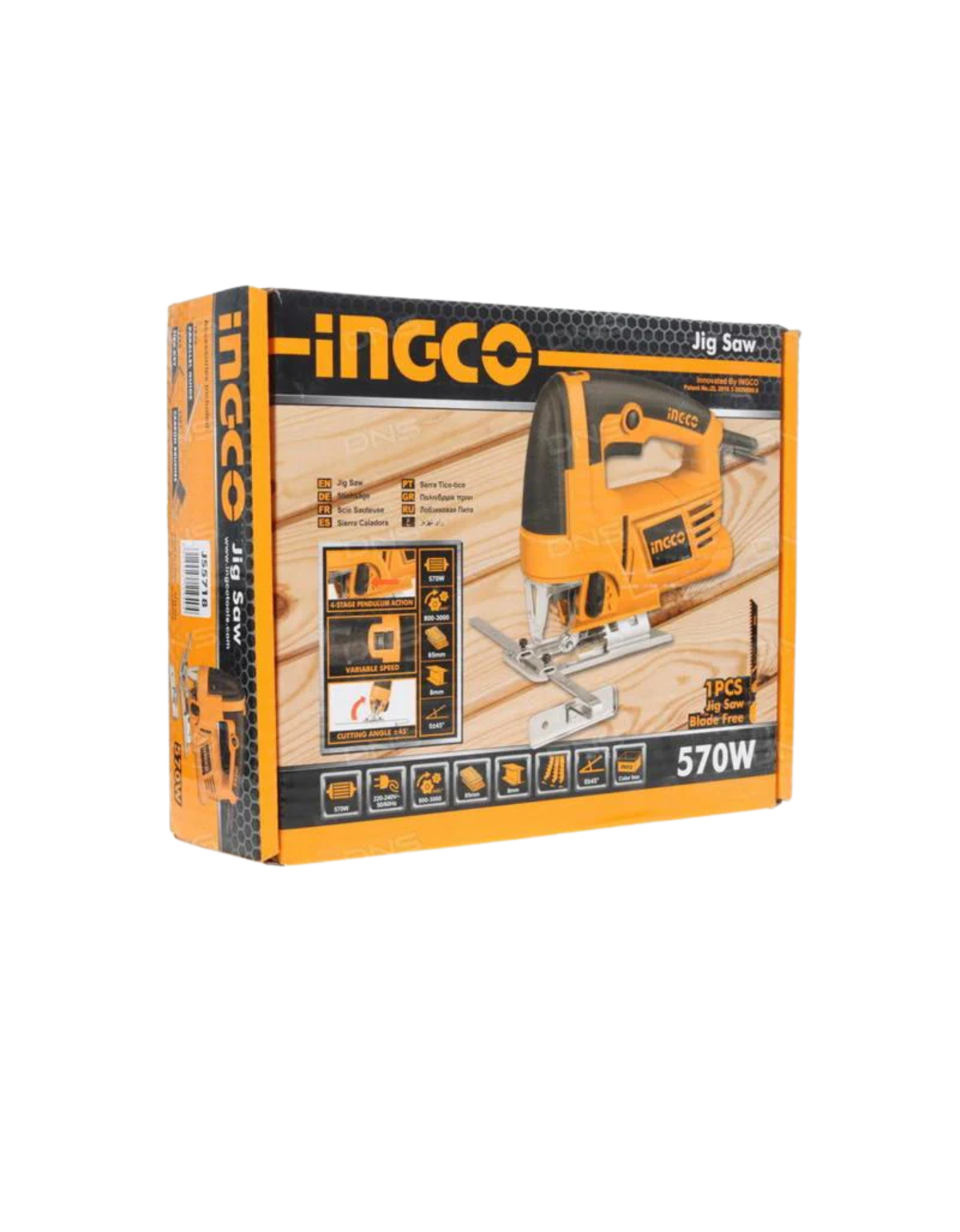 Sierra Caladora Electrica 570W Ingco Js57028-4