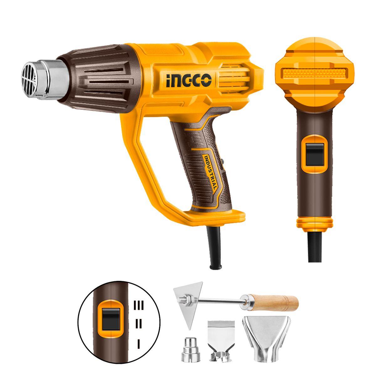Pistola De Calor Industrial Analoga 50/450/550 + Acces 2000W-0