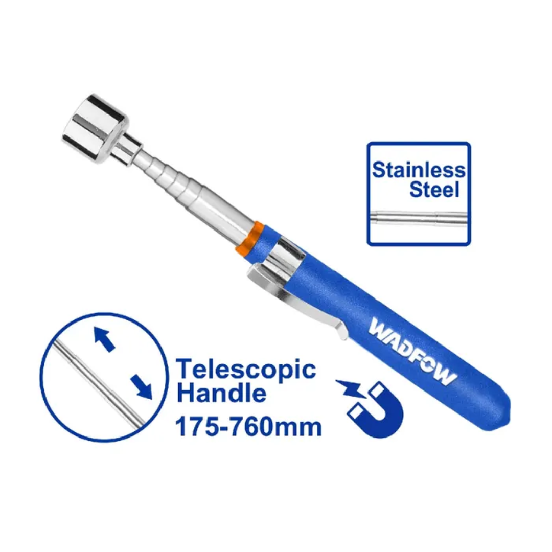 RECOGEDOR WADFOW TELESCOPICO MAGNETICO 15LB 175-760MM-1