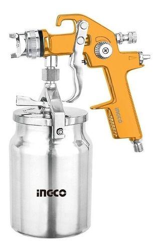 Pistola De Pintar Industrial Neumatica 1,4Mm Hvlp 1000Cc  Ingco Asg2101-0