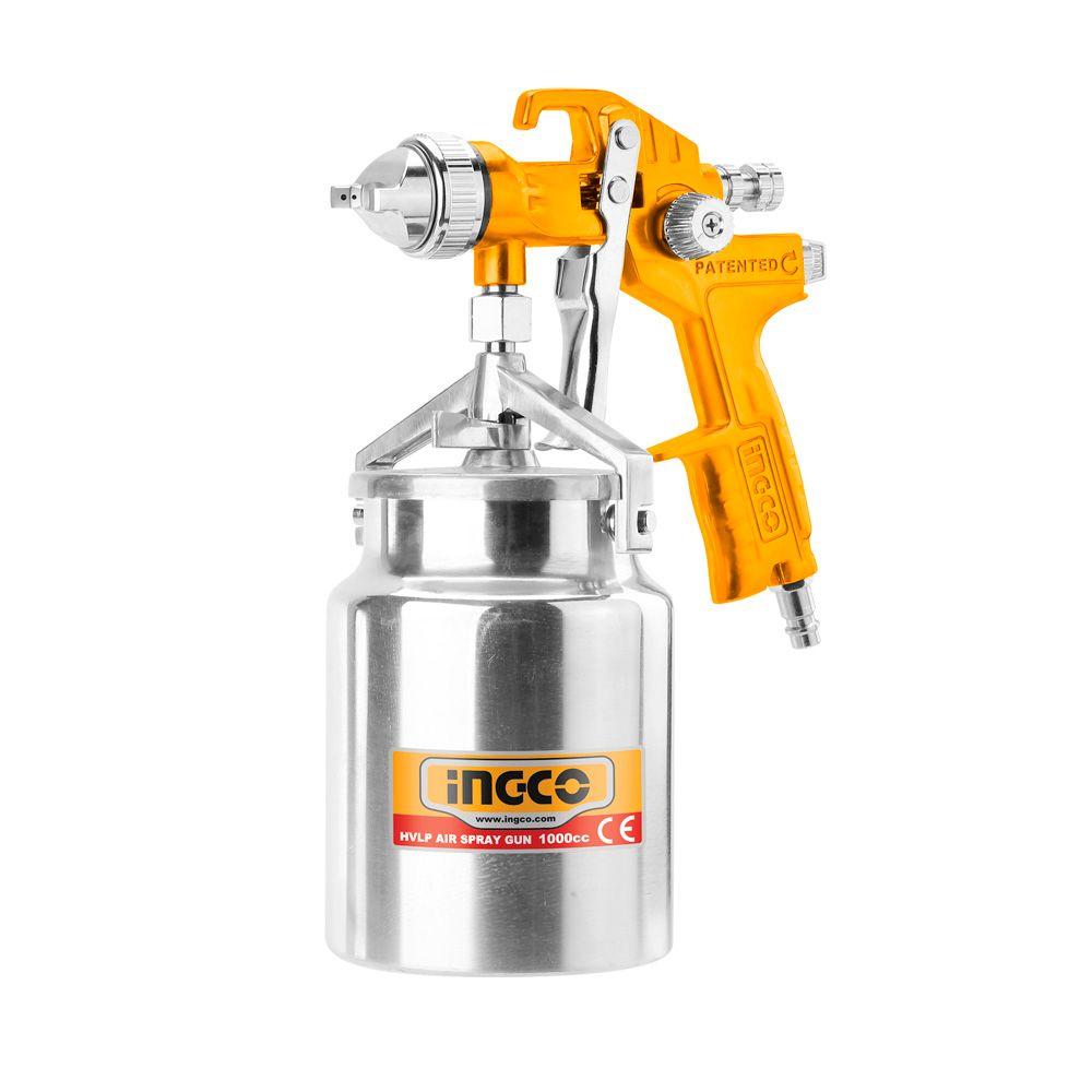 Pistola De Pintar Industrial Neumatica 1,4Mm Hvlp 1000Cc  Ingco Asg2101-1