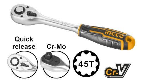 Llave Chicharra Industrial 45T 3/8" Ingco Hrth0838-0