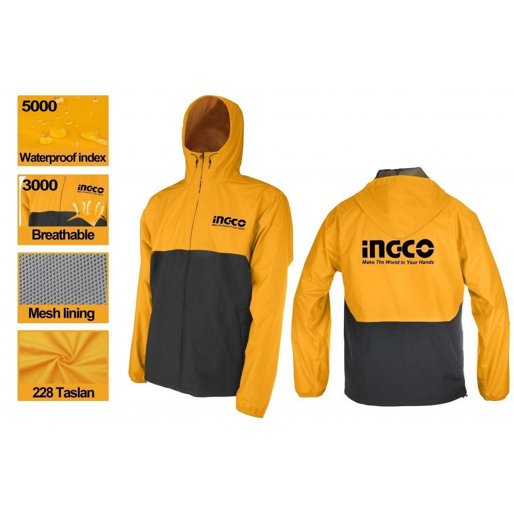 CHAQUETA INGCO IMPERMEABLE TALLA XL-0