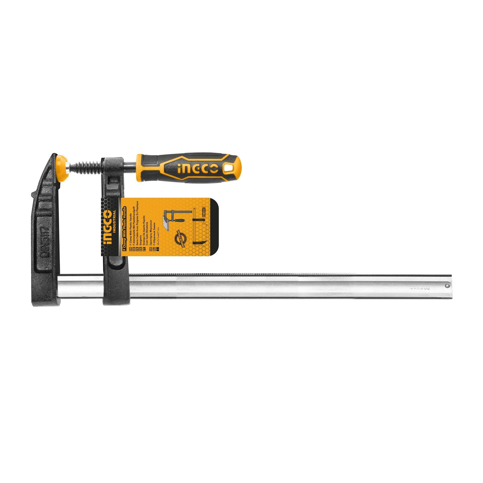 Prensa Sargento En F Industrial 120X800Mm Ingco Hfc021203-2