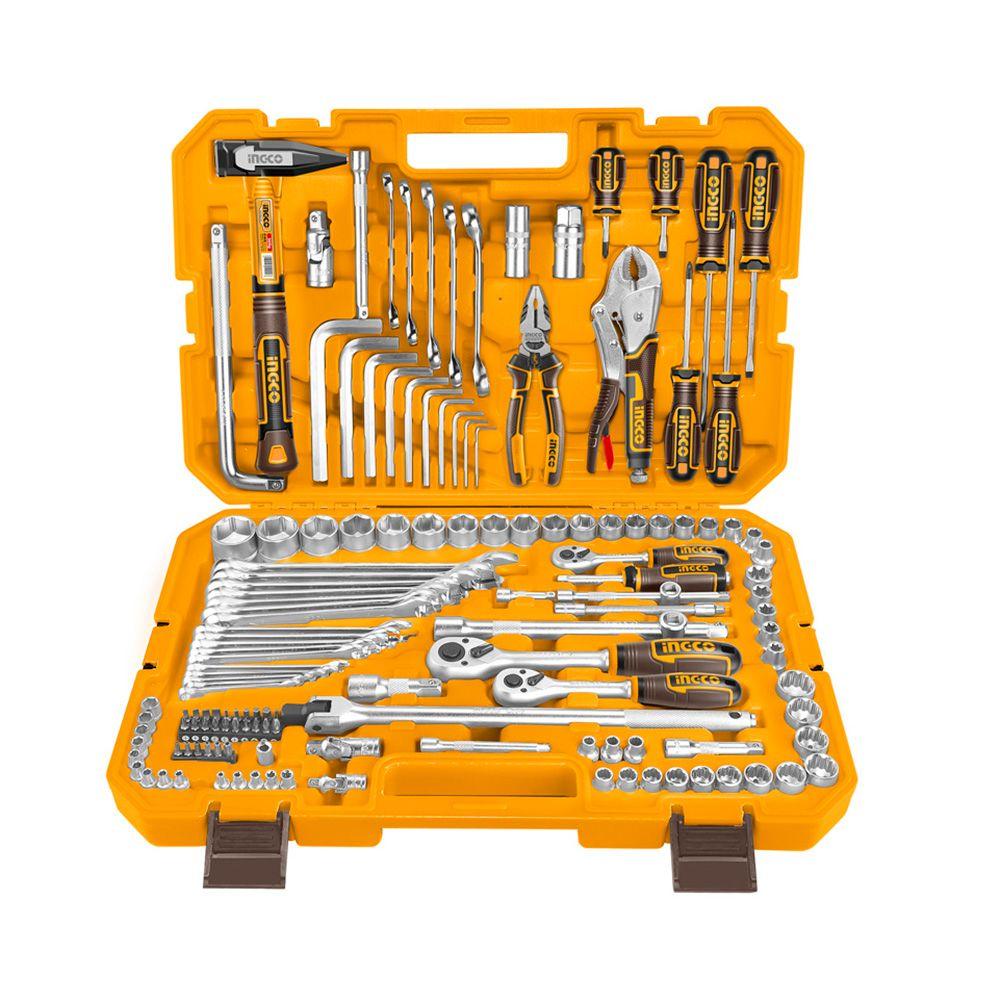 Set Herramientas Industrial 142 Piezas Ingco Hkthp21421-0