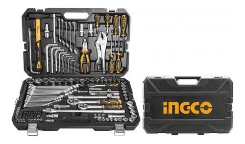 Set Herramientas Industrial 142 Piezas Ingco Hkthp21421-2