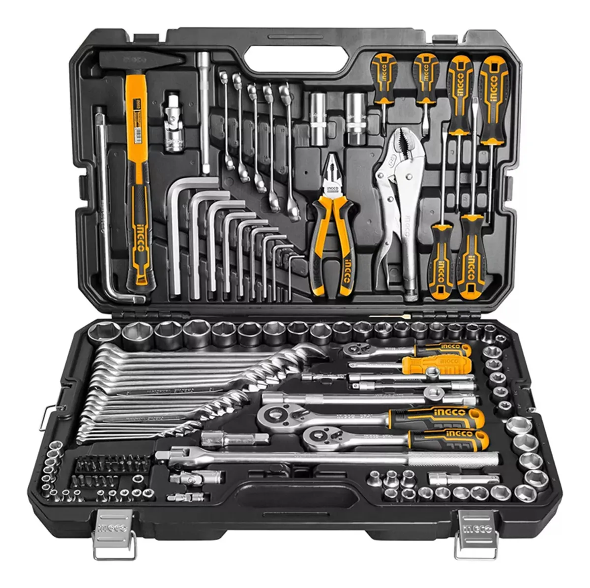 Set Herramientas Industrial 142 Piezas Ingco Hkthp21421-3