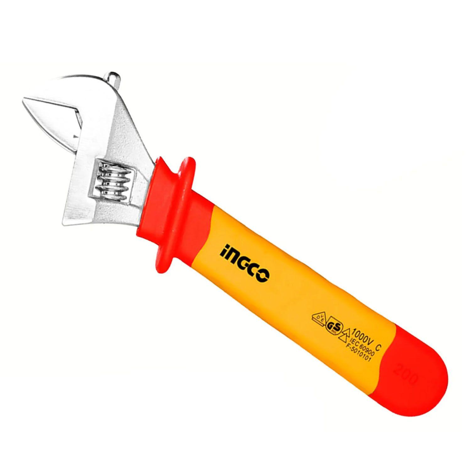 LLAVE AJUSTABLE AISLADO VDE 250MM/10 INGCO HIADW101-0