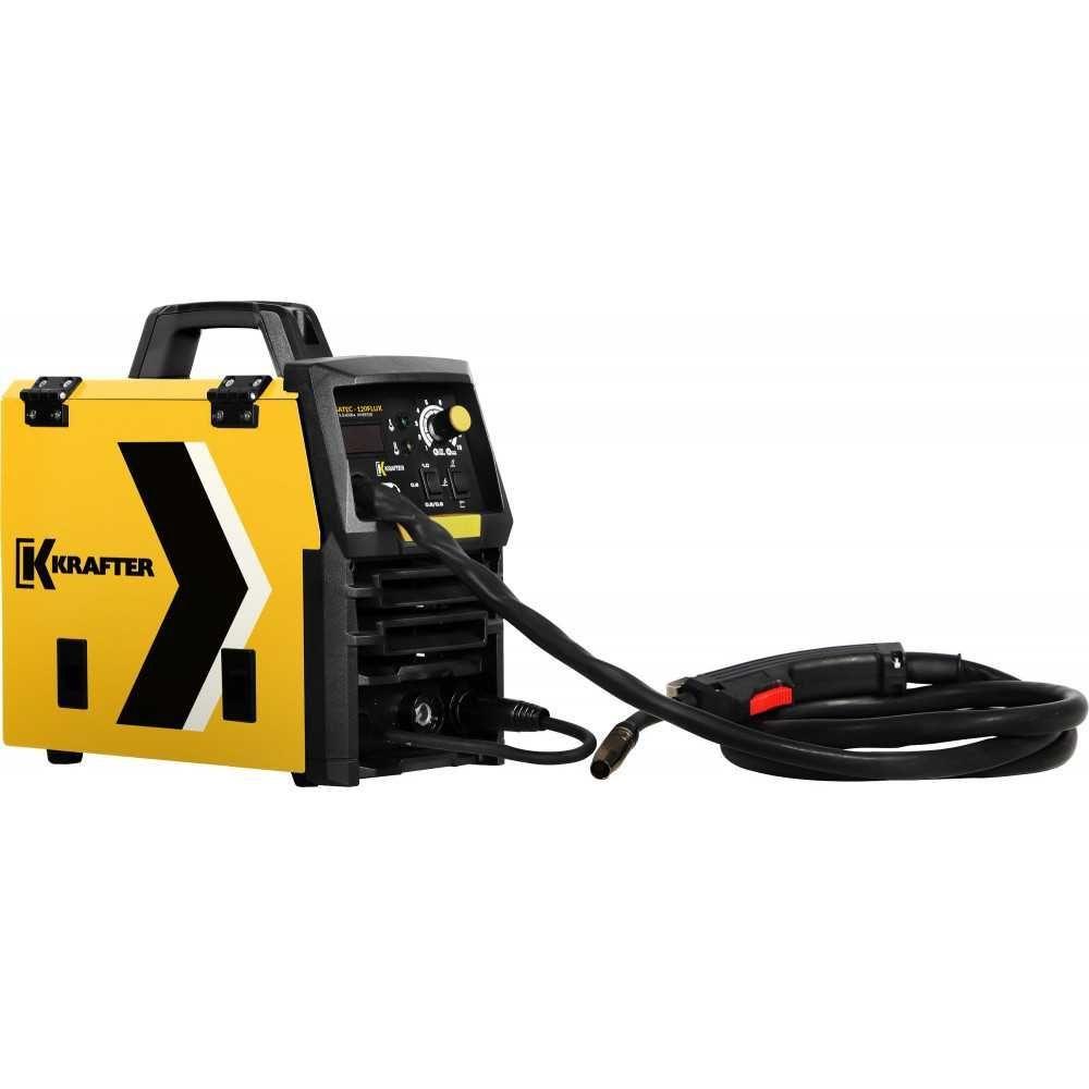Soldadora Inverter Krafter Megatec 120flux Amarilla/negra 50hz/60hz 220v-1