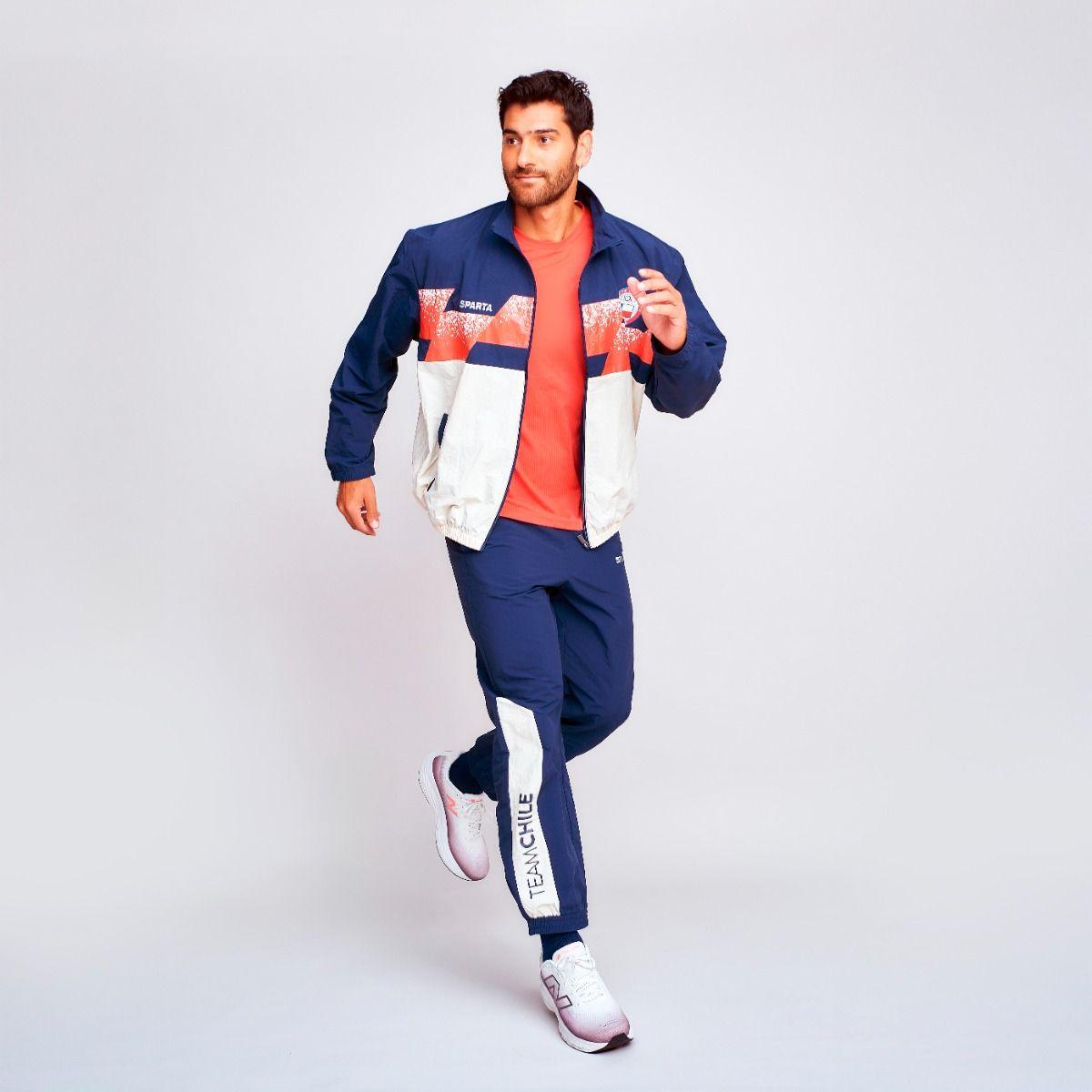 Chaqueta Presentación Hombre Sparta Team Chile Bicolor-4