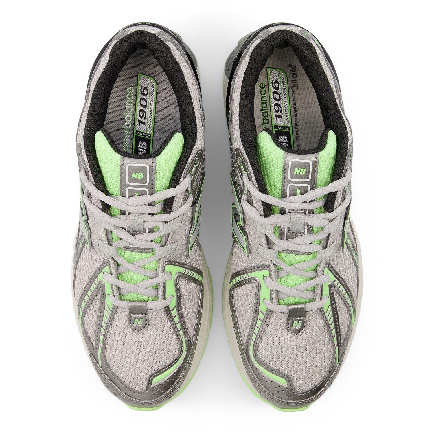 Zapatillas Urbanas Unisex New Balance 1906 R Gris/Verdes-2