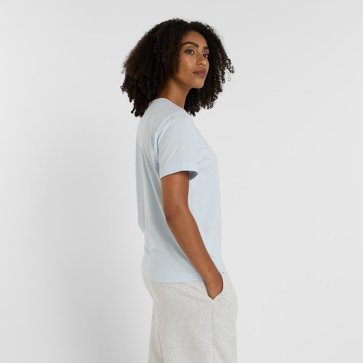 Polera Lifestyle Mujer New Balance Sport Essentials Celeste-4