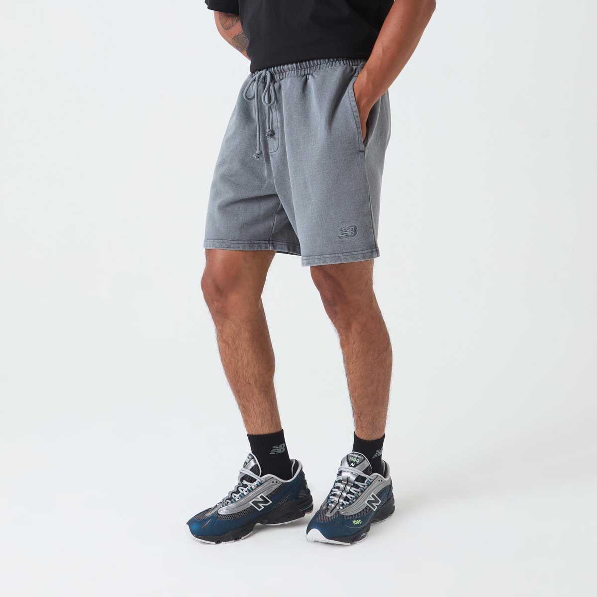 Short Lifestyle Hombre New Balance Athletics Short 7" Gris-2