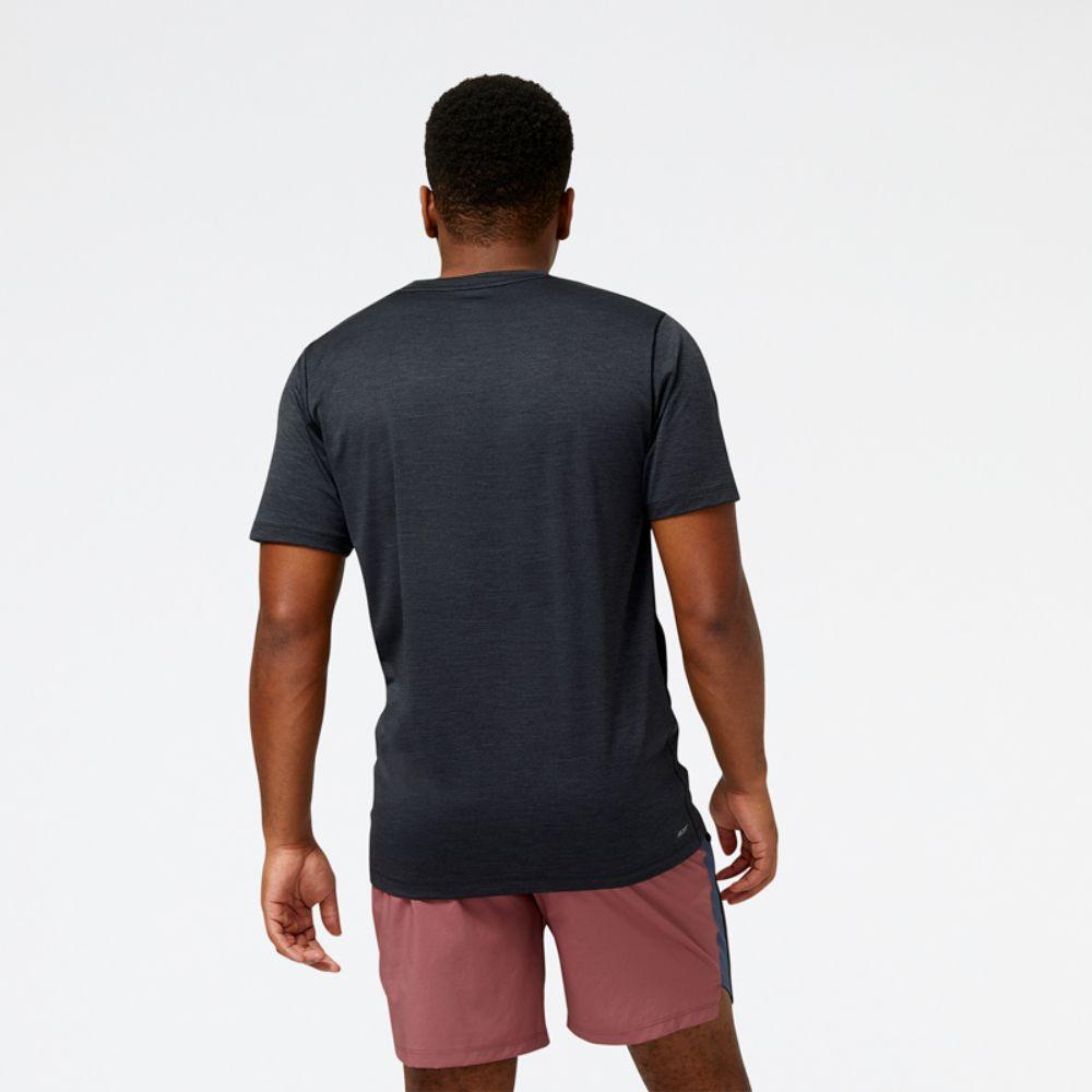 Polera Running Hombre New Balance Tenacity Negra-2