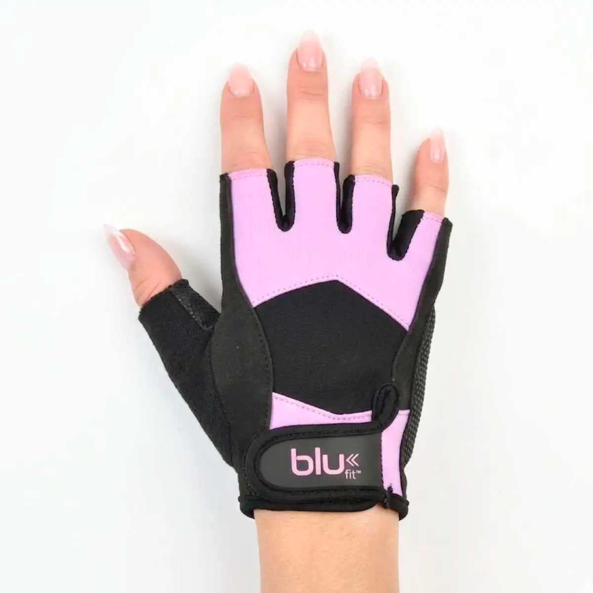 Guantes Para Pesas Mujer Blu Fit Bicolor-2