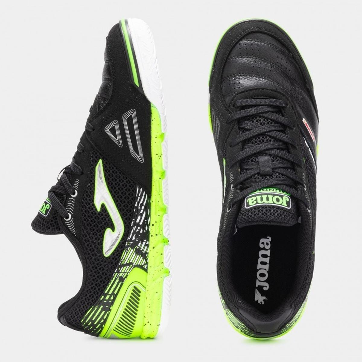 Zapatillas Futbolito Hombre Joma Mundial Indoor Negro-4