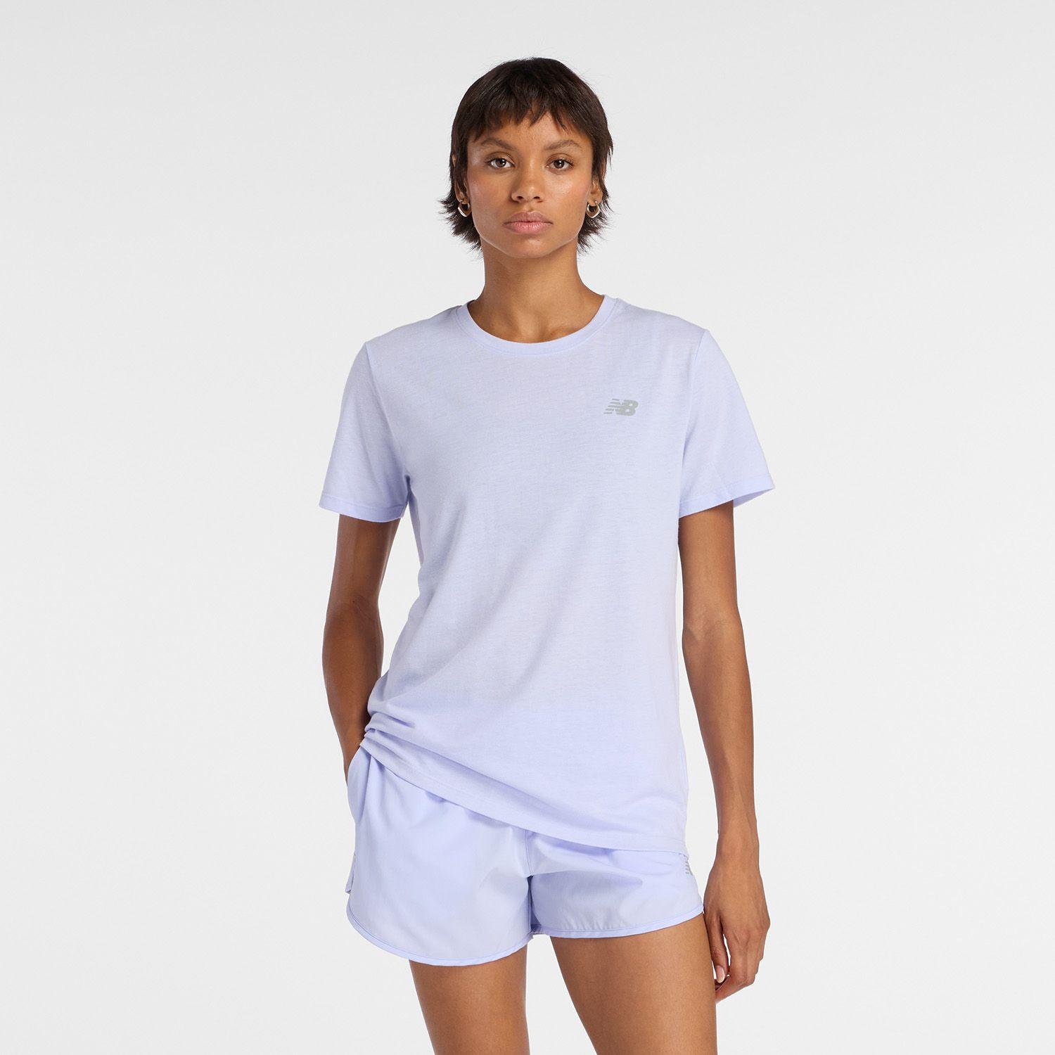 Polera Running Mujer New Balance Sport Essential Heathertech-0