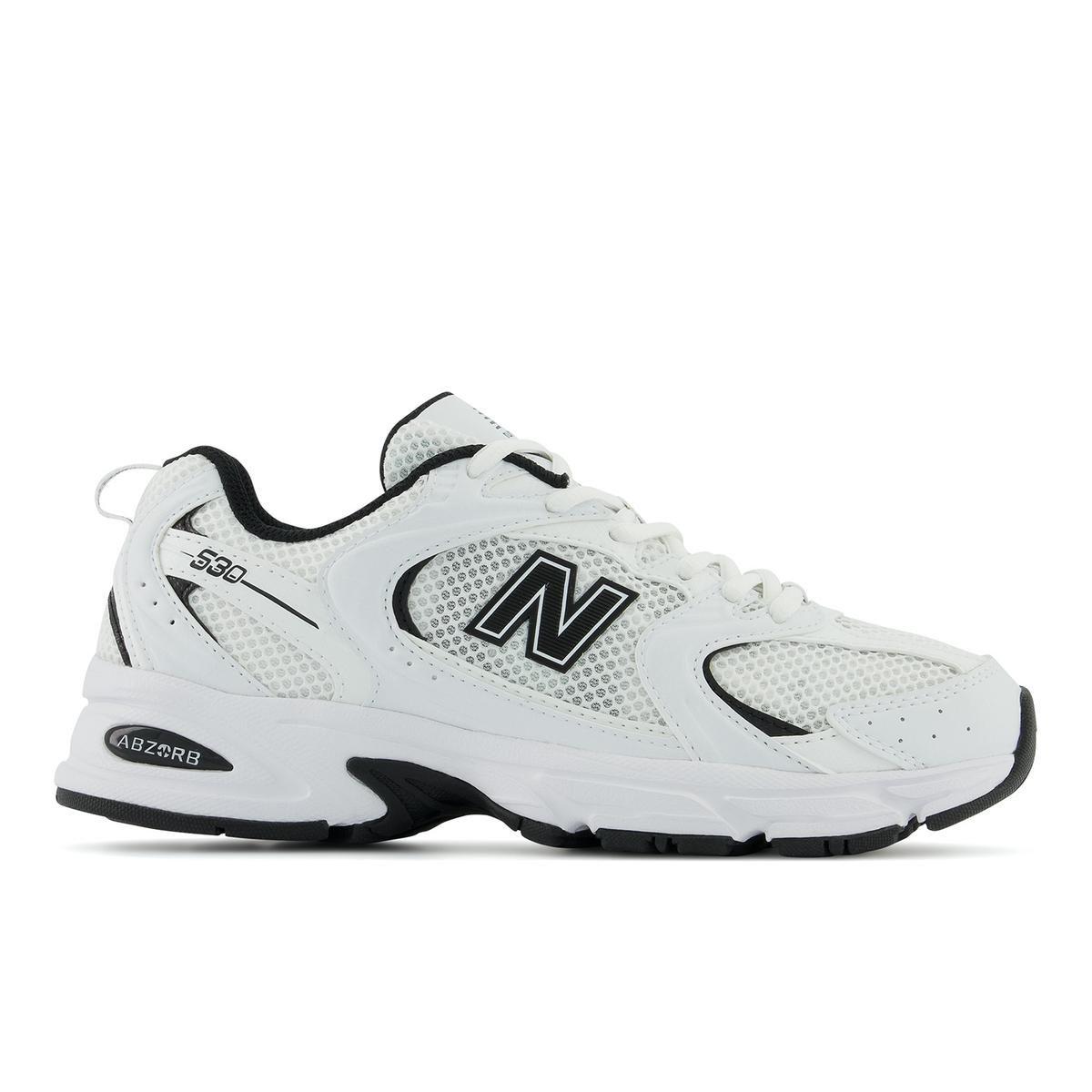 Zapatillas Urbanas Unisex New Balance 530 Blanca/Negro-0