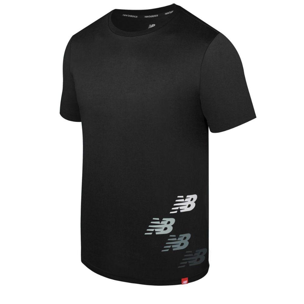 Polera Lifestyle Hombre New Balance Negra-0