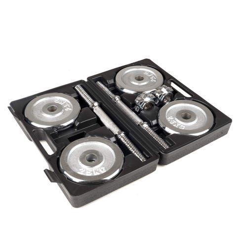 MANCUERNA BLU FIT SET 15KG CROMADAS-1