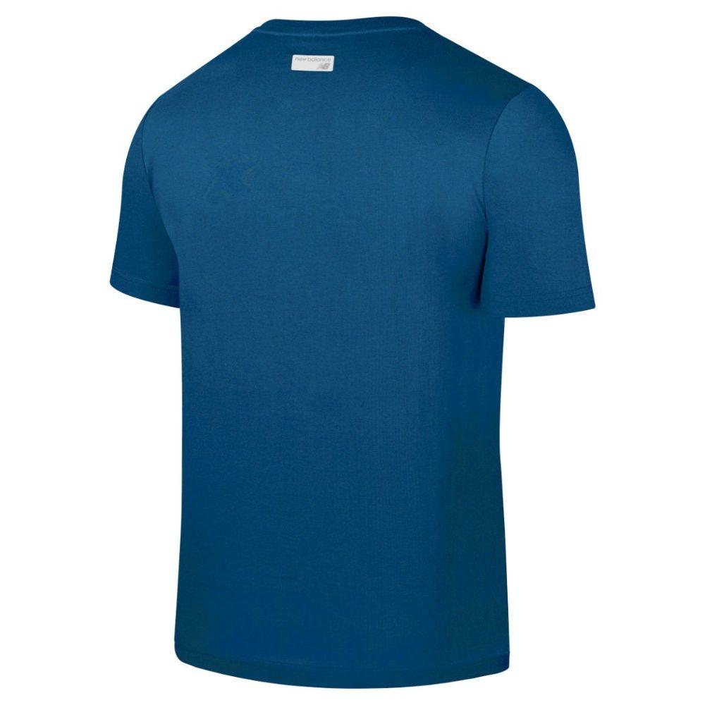 Polera Lifestyle Hombre New Balance Azul-1