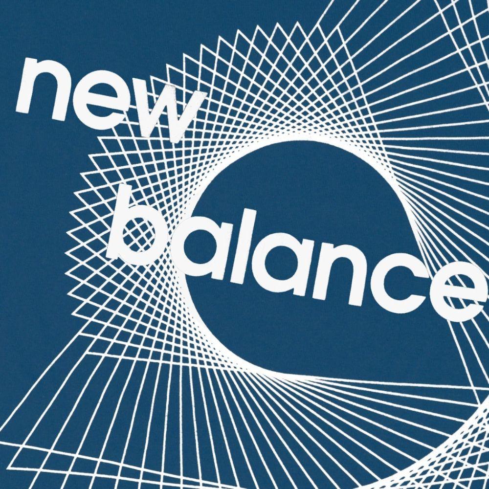 Polera Lifestyle Hombre New Balance Azul-2