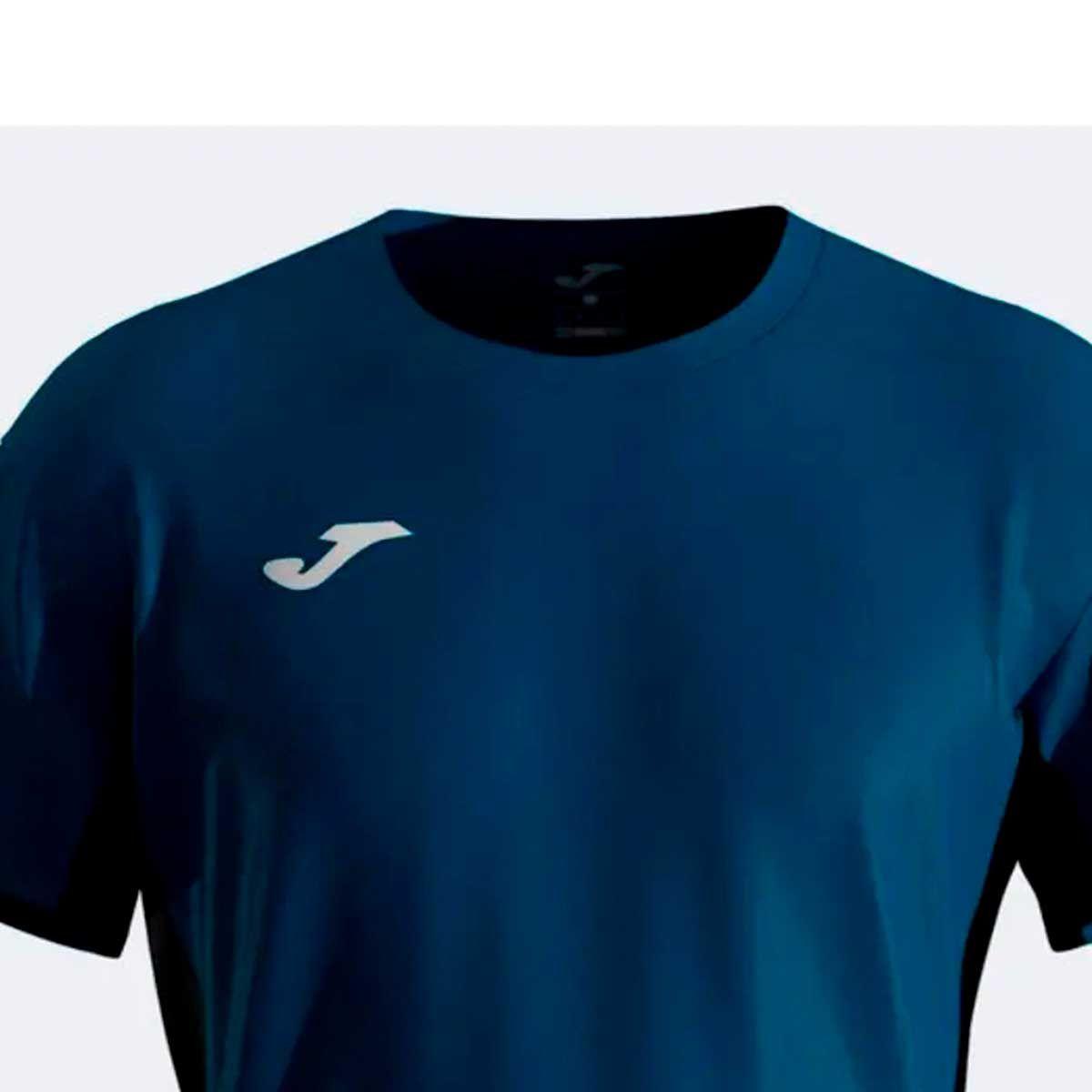 Polera Tenis Hombre Joma Challenge Manga corta Azul-1