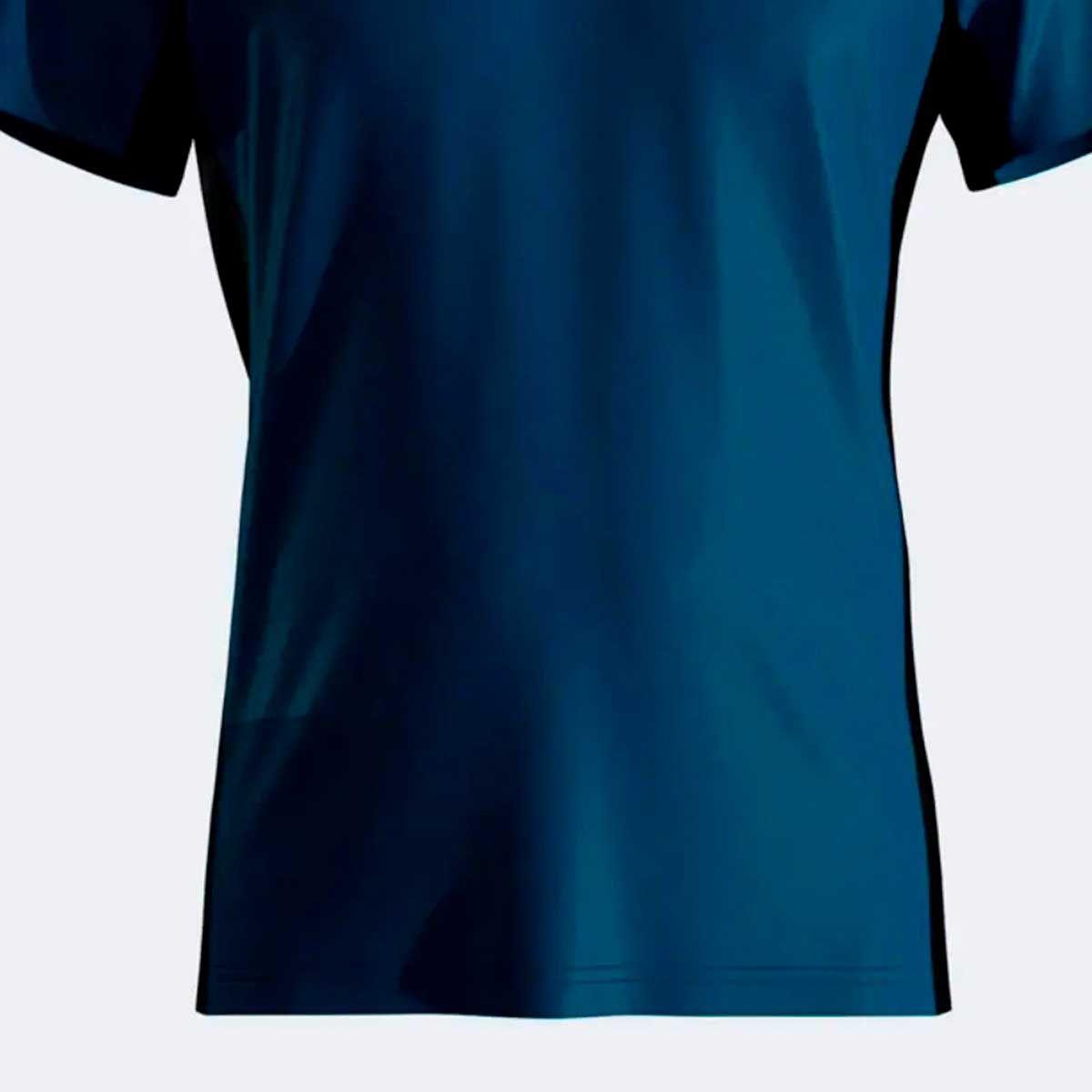 Polera Tenis Hombre Joma Challenge Manga corta Azul-2