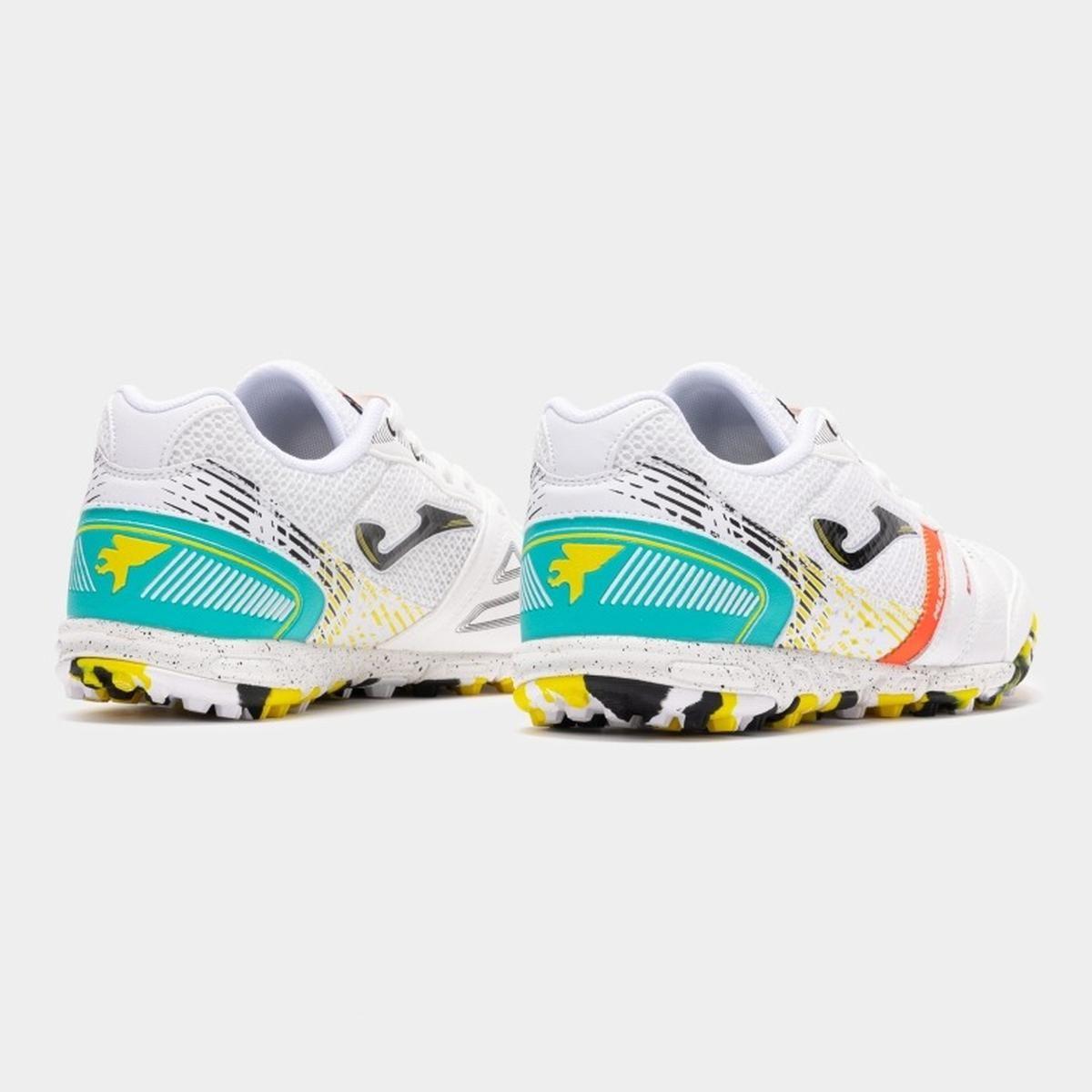 Zapatillas Futbolito Hombre Joma Mundial Turf Blanco-3