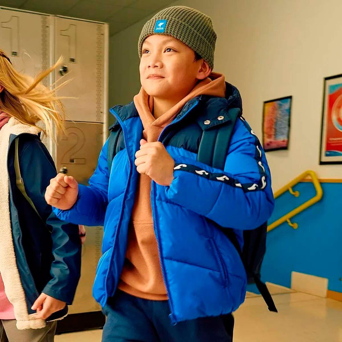 Chaqueta Niños Joma Camp Anorak Azul-3