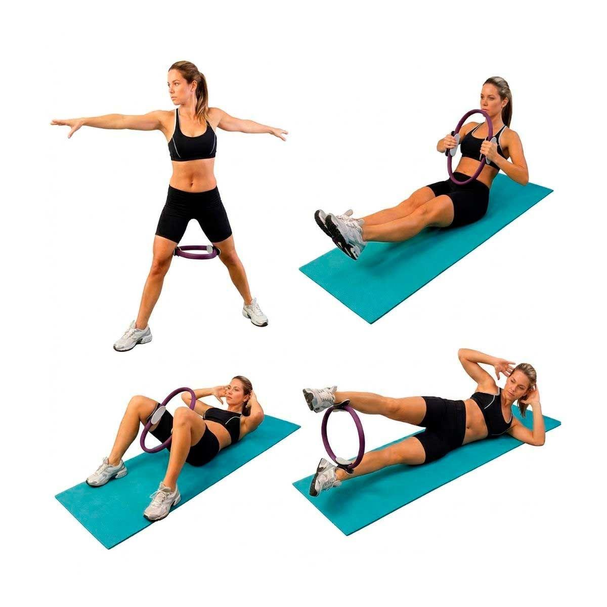 Aro Fitness Blu fit Pilates Ring morado-6