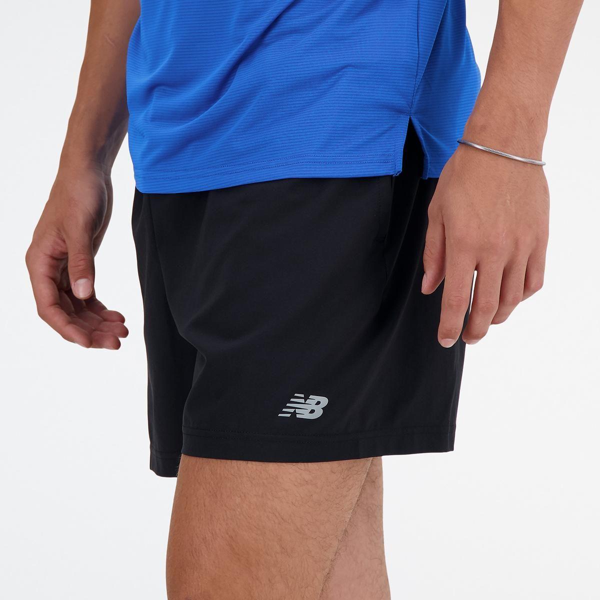 Short Running Hombre New Balance Essentials Negro-3