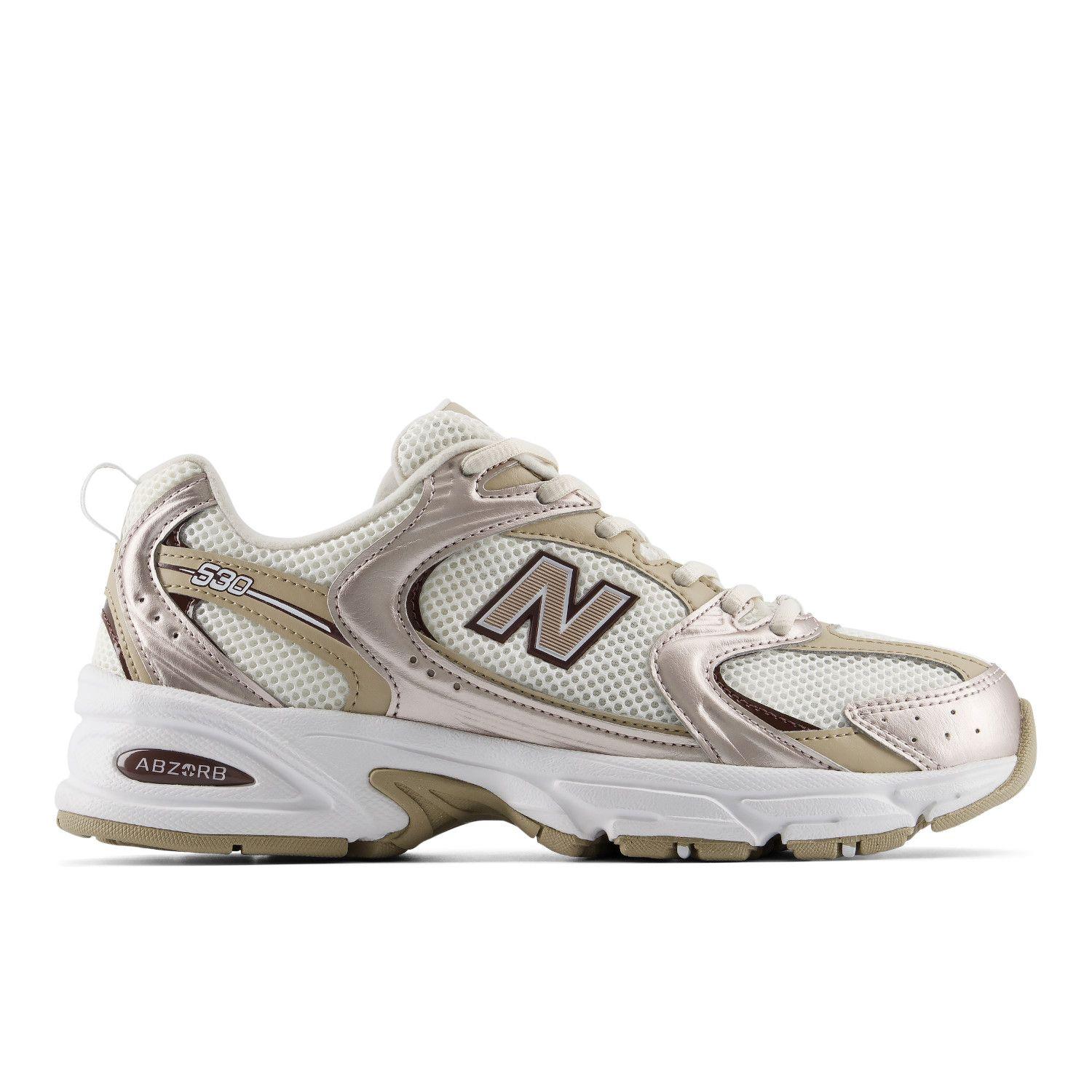 Zapatillas Urbanas Unisex New Balance 530 Blanco/Dorada-0