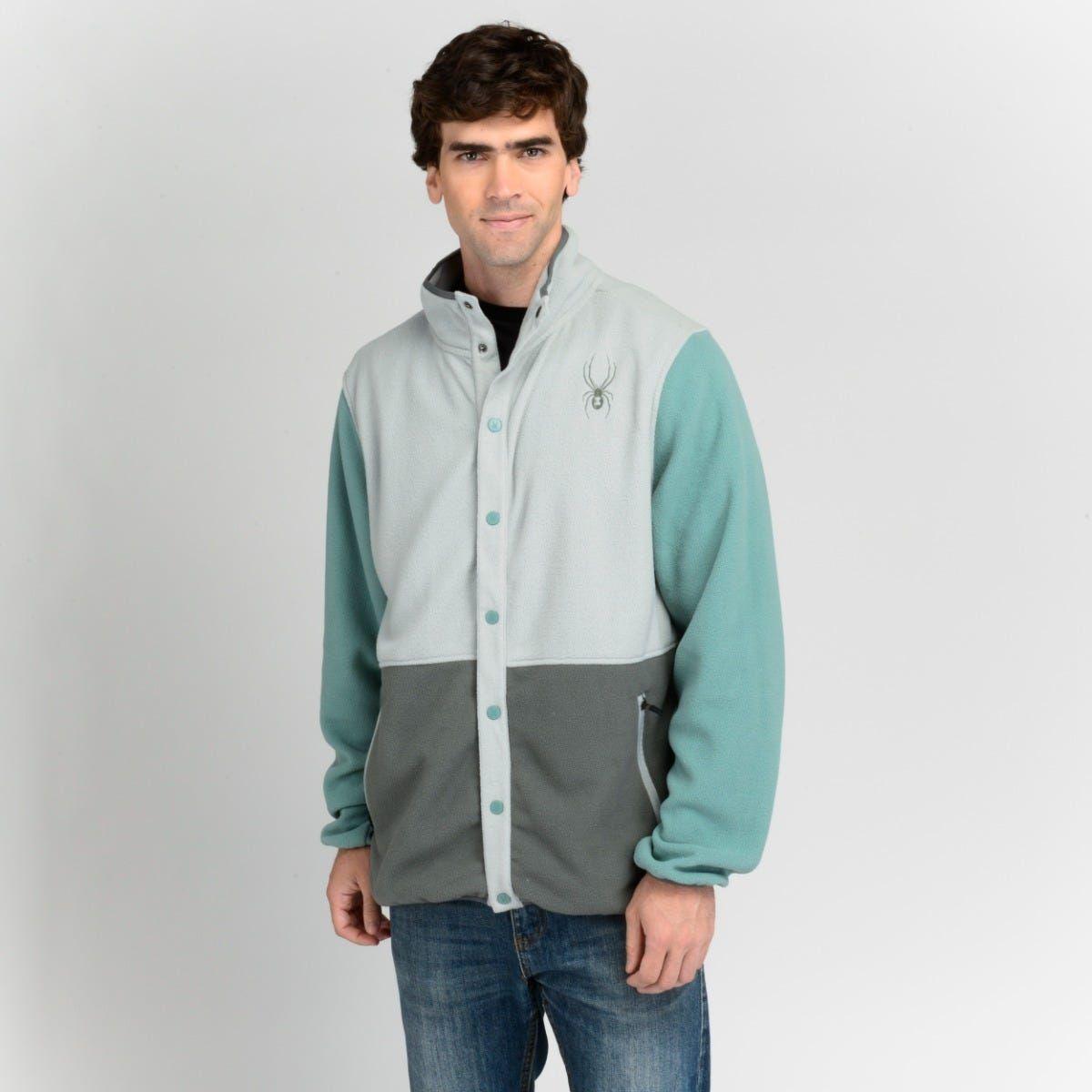 Polerón Outdoor Hombre Spyder Fleece Jacket Gris-0