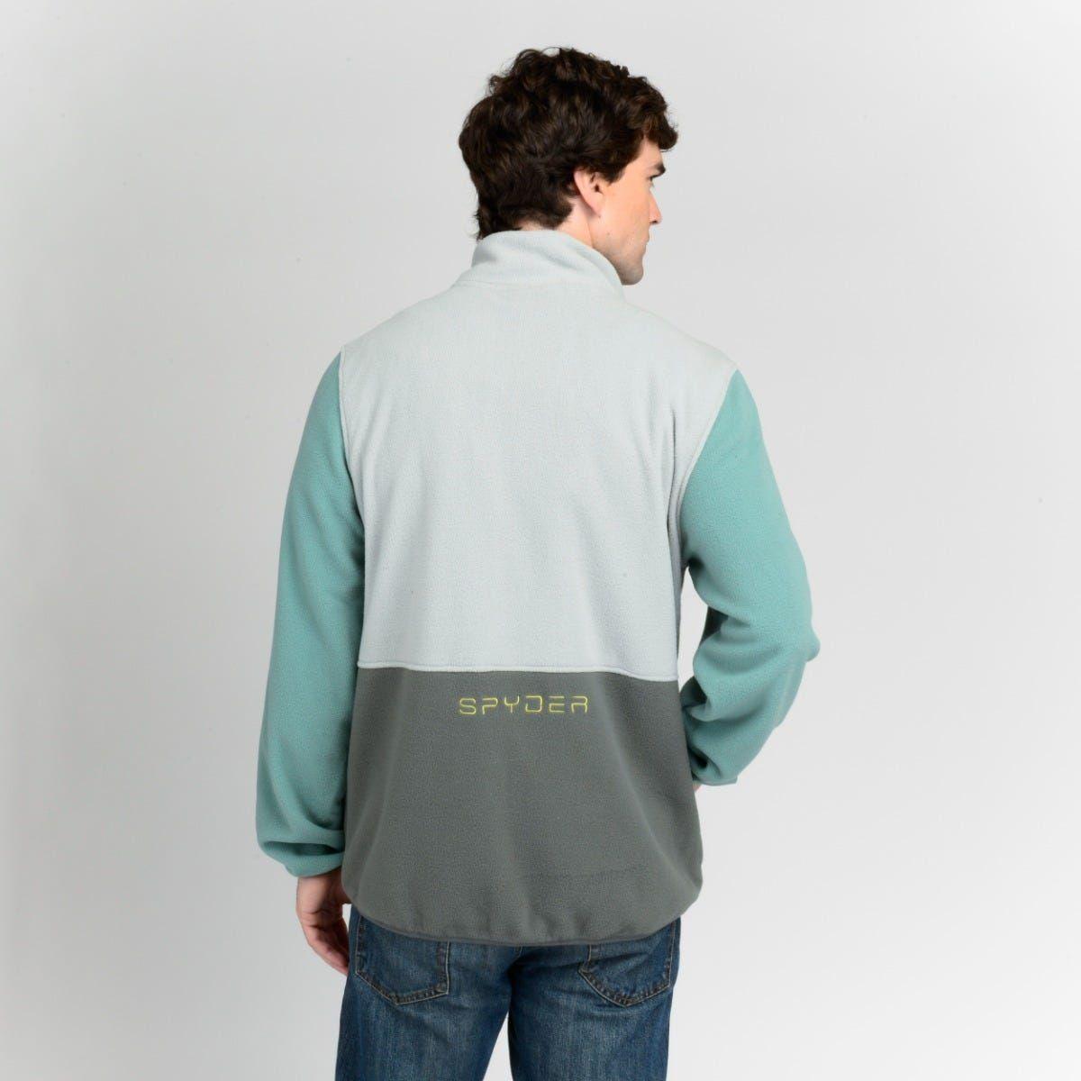 Polerón Outdoor Hombre Spyder Fleece Jacket Gris-2