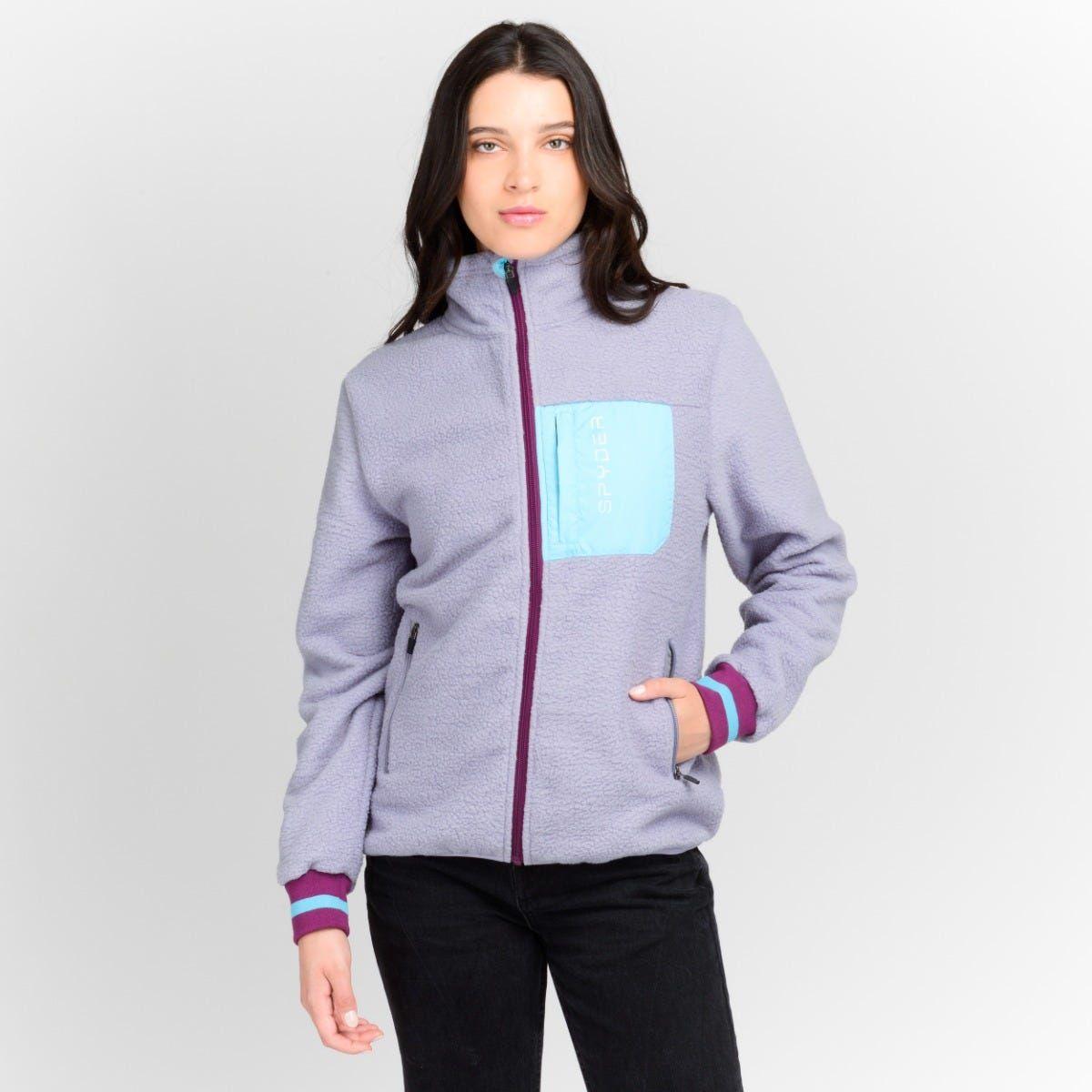 Polerón Polar Outdoor Mujer Full Zip Fleece Lila-0