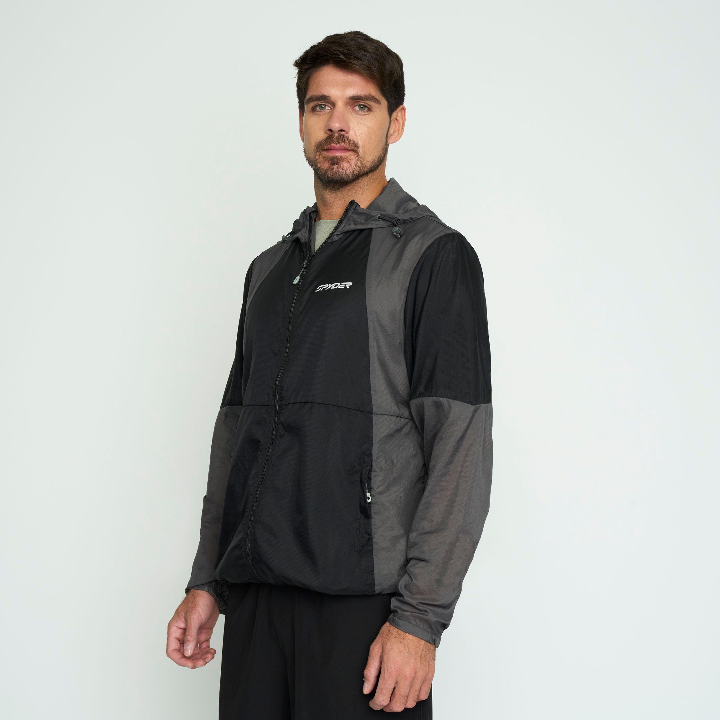 Cortaviento Entrenamiento Hombre Spyder Negro SYMWB01S24BK-1