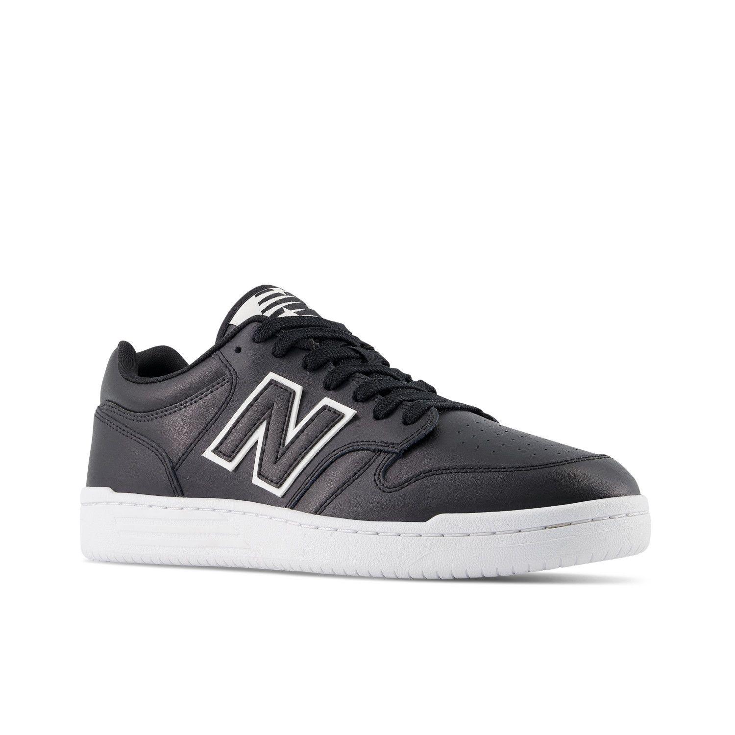 Zapatillas Urbanas Hombre New Balance 480 Negra/Blanca-3