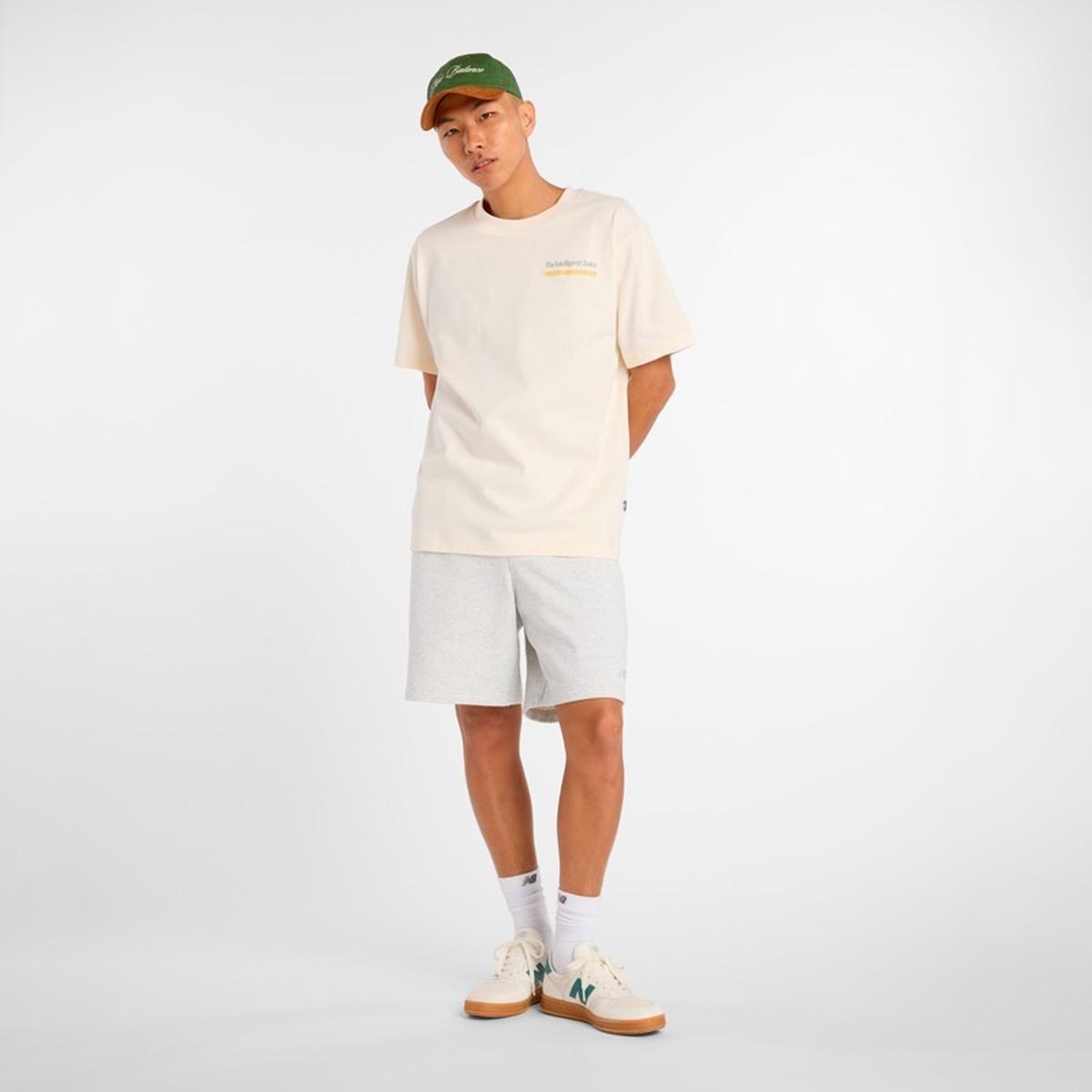 Polera Lifestyle Hombre New Balance Intelligent Choice Beige-3