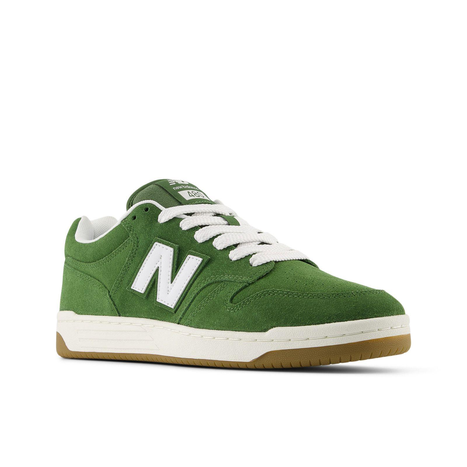 Zapatillas Urbanas Hombre New Balance 480 Verde/Blanco-1