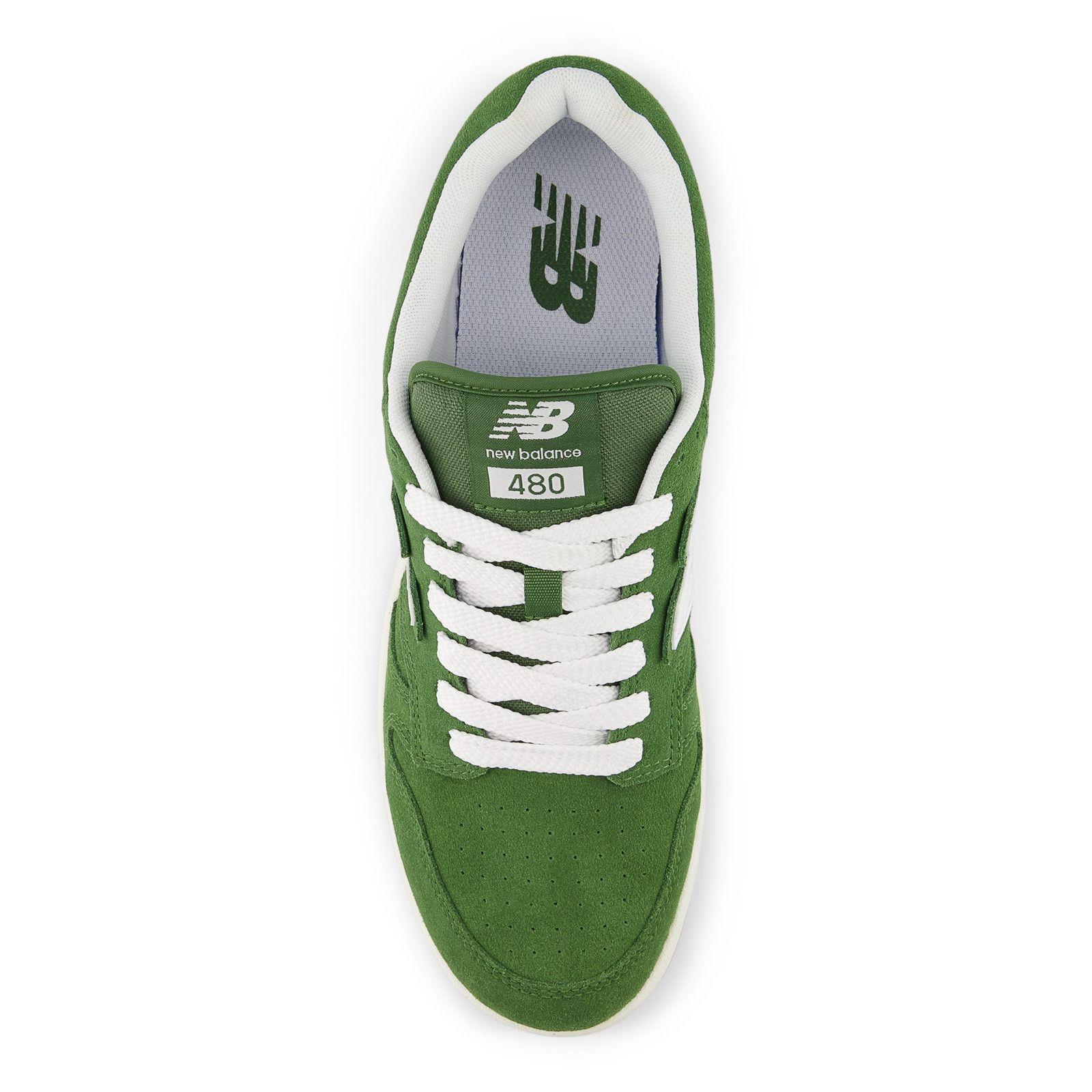 Zapatillas Urbanas Hombre New Balance 480 Verde/Blanco-3