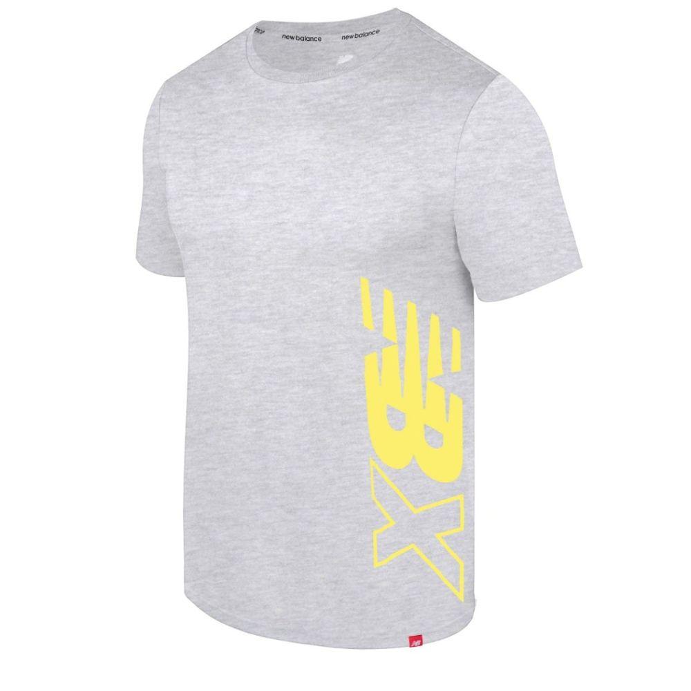 Polera Lifestyle Hombre New Balance Gris-0