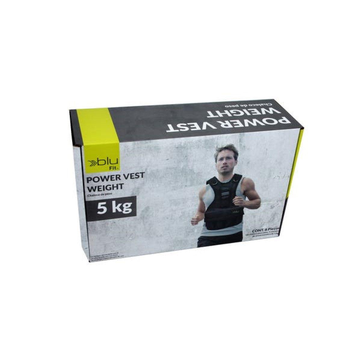 BLU FIT CHALECO DE PESO AJUSTABLE 5KG SIN COLOR UNU-5