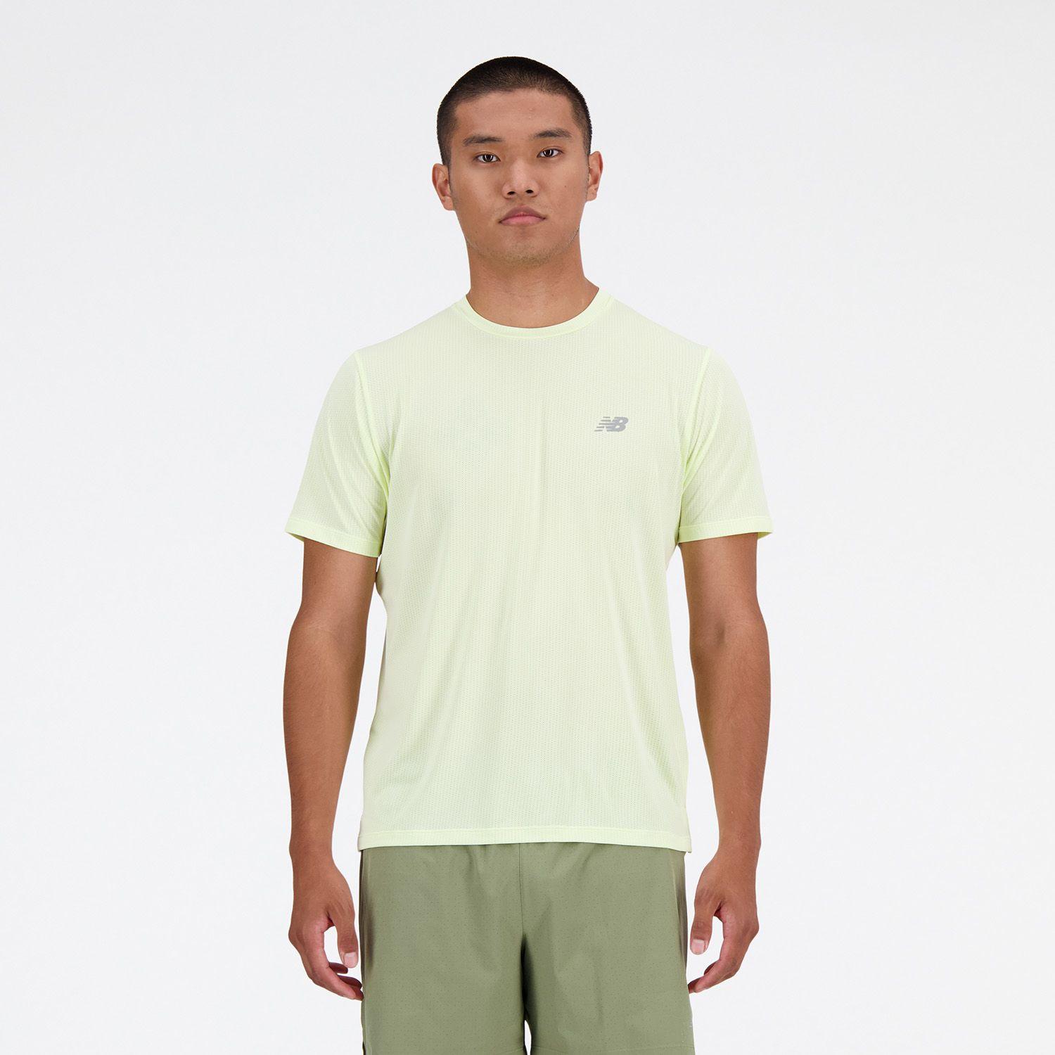 Polera Hombre Running New Balance Amarillo-0