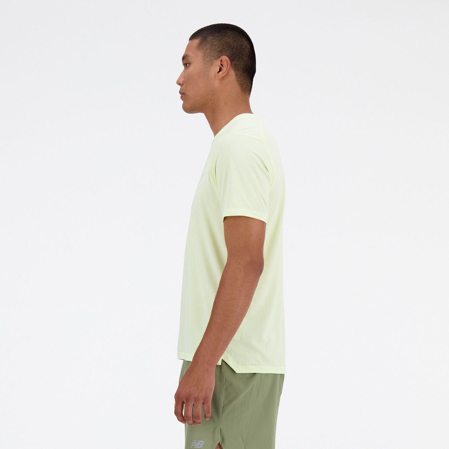 Polera Hombre Running New Balance Amarillo-1