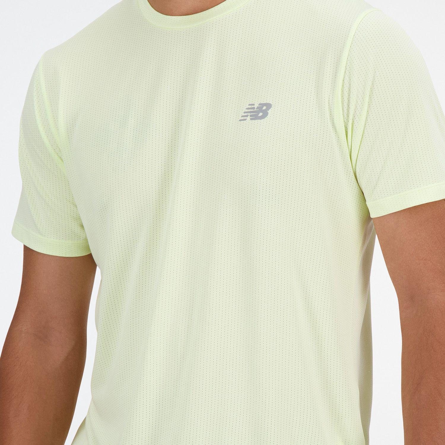 Polera Hombre Running New Balance Amarillo-3