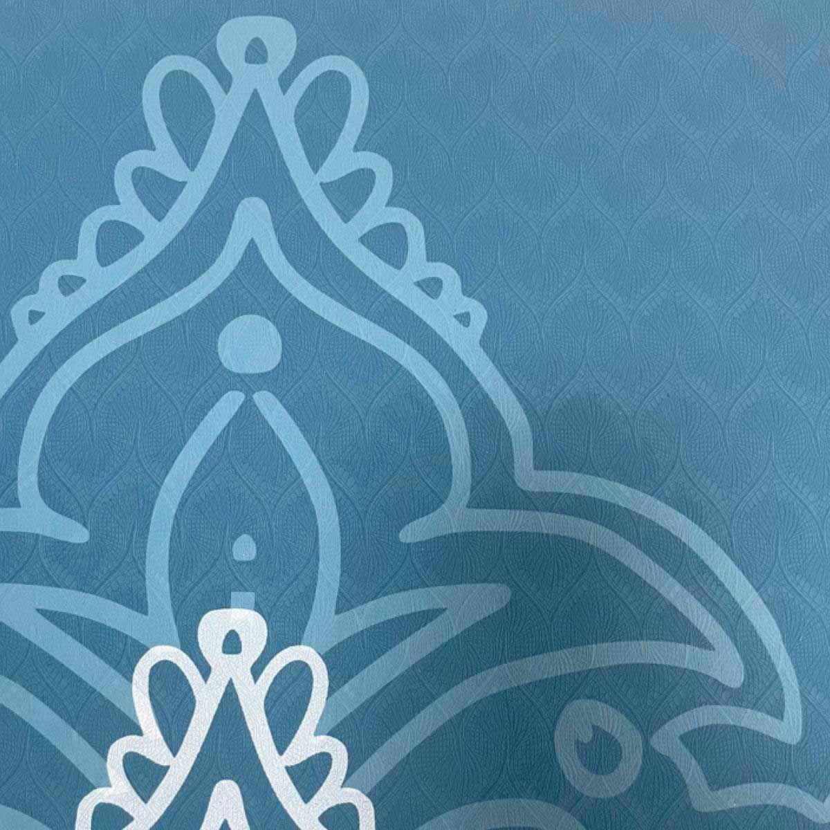 Mat yoga Blu Fit TPE 4mm azul-4